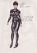 Night Girl sketch by Gary Frank