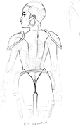 Coipel sketch of Kid Quantum II