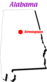 Alabama map