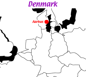Denmark map