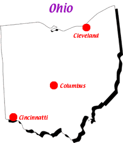 Ohio map